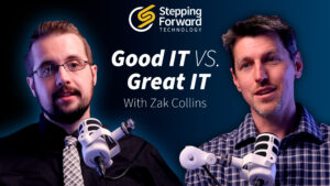 Choosing Good vs. Great IT Support in Colorado Springs with Zac Collins by Stepping Forward Technology
